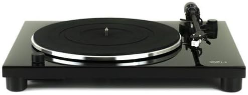 Music Hall mmf-1.3 Turntable Belt Drive Electronic Speed Control Aluminum Tonearm Audio Technica Cartridge Built-in Phono Pre-Amp Vibration-Damping Features Included Easy Set-Up and Elegant Design