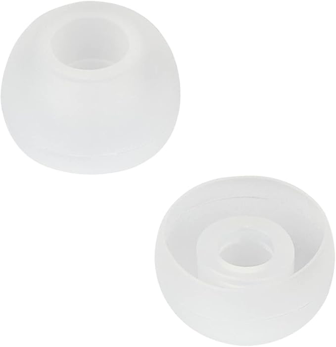 9 Pairs White Earbud Tips,Replacement Headphone Covers, Soft Rubber Tips Compatible with Powerbeats 2/3 LG Samsung Earbuds