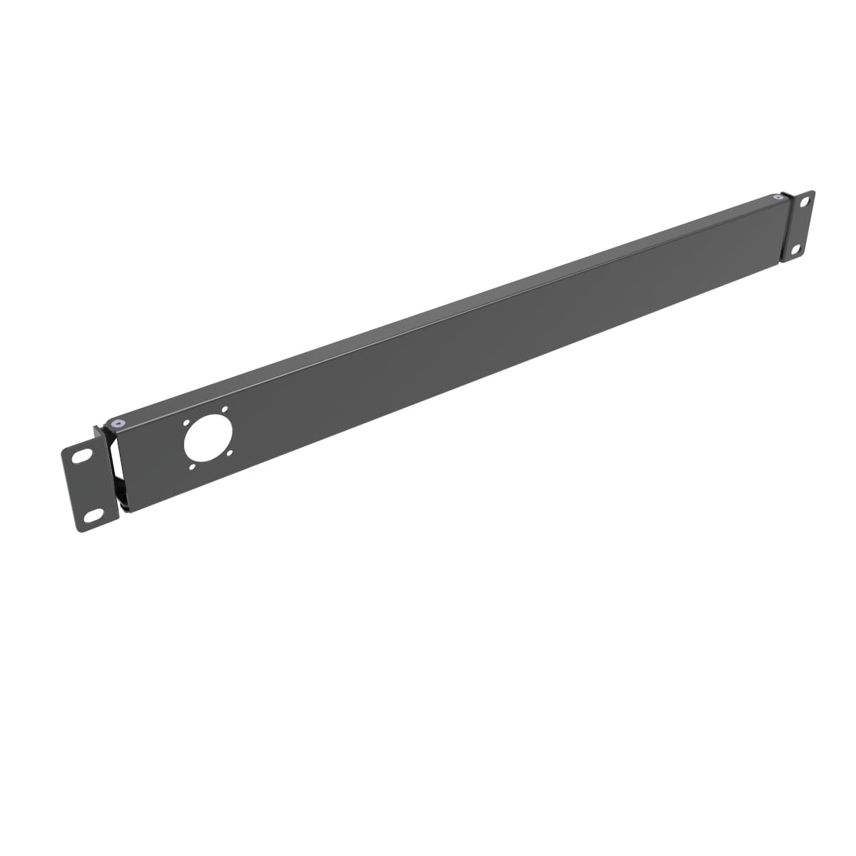 QiaoYoubang 1U Hinged 2D XLR HDMI Audio Rack Mount Panel