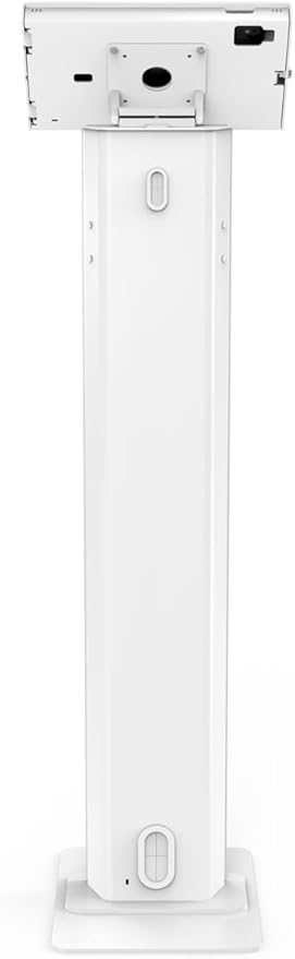 Compulocks iPad Pro M4 11" (2024) Apex Enclosure Brandable Floor Stand – Secure Tablet Display Stand, Kiosk Mount, Stand for Touchscreen Tablets, Digital Signage, POS Display - White