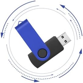 EASTBULL Flash Drive Bulk 4GB USB 20 Pack with Lanyards USB 2.0 Thumb Drive Bulk Memory Stick Swivel Pen Drive for Storage and Backup(4GB 20Pack, Mixed Color)