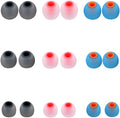 Silicone Earbud Tips Earbuds Replacement Ear Tips Gels Bud for Popular in-Ear Headphones Other Inner Hole from 3.8mm - 5.1mm Earphones 9 Pairs S/M/L