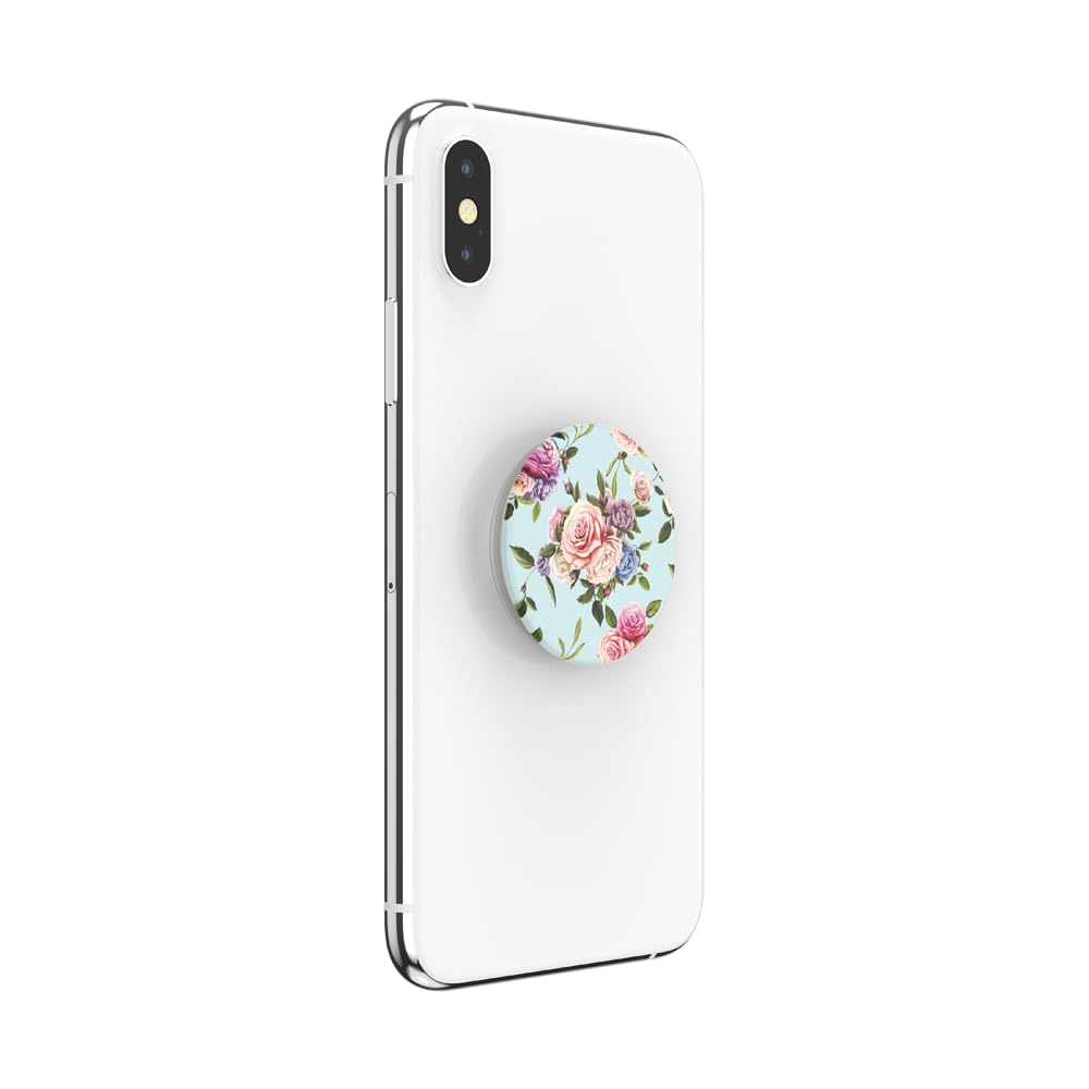 PopSockets Phone Grip with Expanding Kickstand, Adhesive Grip - Retro Wild Rose