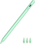 Pen for iPad 2018-2025, HATOKU 15 Mins Fast Charging Pencil 1st Gen with Tilt & Palm Rejection Compatible with iPad Air 3/4/5/M2/M3, iPad mini 5/6, iPad 6/7/8/9/10/11, iPad Pro 11"/12.9"/M4 (Green)