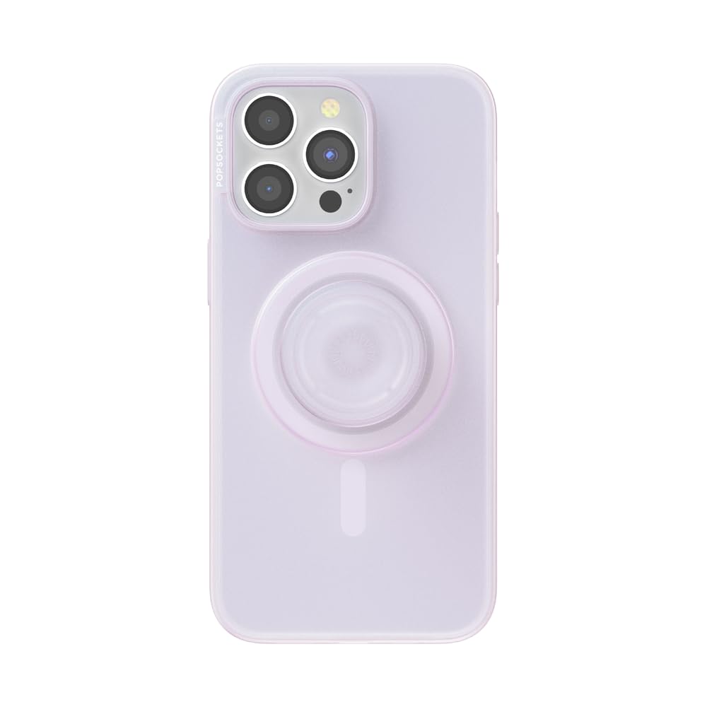 PopSockets iPhone 15 Pro Max Phone Case with MagSafe, Wireless Charging Compatible, Clear - Clear