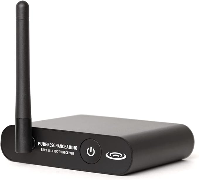 Pure Resonance Audio BTR1 Bluetooth Wireless Audio Receiver with 100ft Range