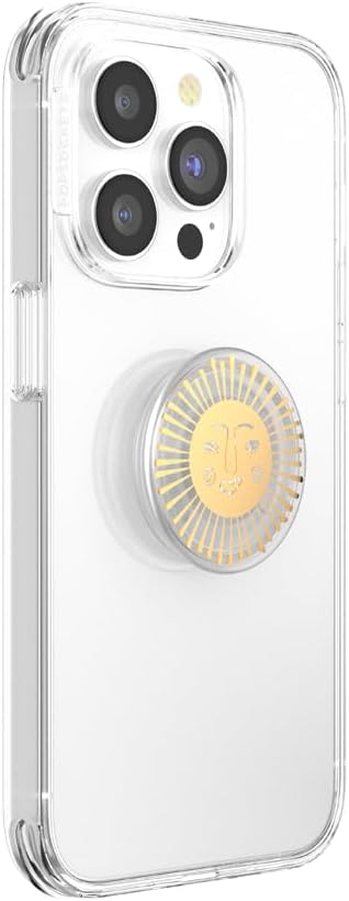 PopSockets Translucent Phone Grip with Expanding Kickstand, PopSockets for Phone, Adhesive Grip, Translucent PopGrip - Sun Goddess