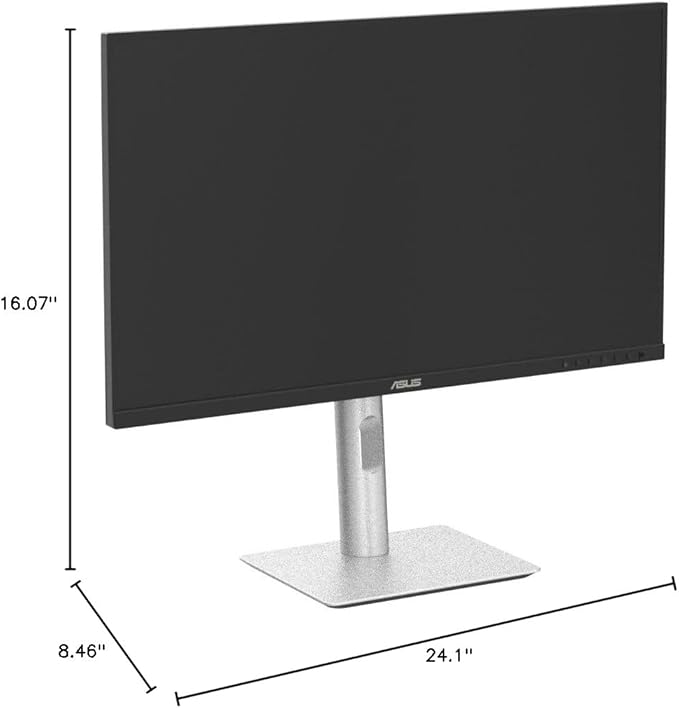 ASUS ProArt Display 27” 4K HDR Professional Monitor (PA279CRV) - IPS, UHD (3840 x 2160), 99% DCI-P3/Adobe RGB, ΔE < 2, Calman Verified, USB-C PD 96W, DisplayPort, Daisy-Chain, Ergonomic, 3yr Warranty