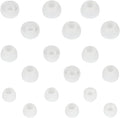 Replacement Earbud Tips - Silicone Ear Covers for In-Ear Headphones - 9 Pairs (S, M, L)