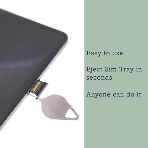 2X PHONSUN Specially Sized Sim Card Tray Removal Tool Opening Eject Pin for iPhone Samsung S25 S24 S23 Ultra FE Z Fold Z Flip 6 5 4 Pixel 9 8 7 Pro Phones Moto G Power/Stylus/One/Pure