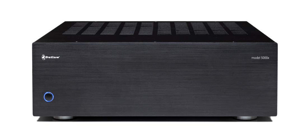 Outlaw Model 5000x 5000 x 5-Channel Power Amplifier | 5x120 Watts Continuous | High Current Amplifier | XLR & RCA Inputs |