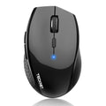 TECKNET Bluetooth Mouse, Wireless Silent 6 Buttons 2-Yr Battery, Black
