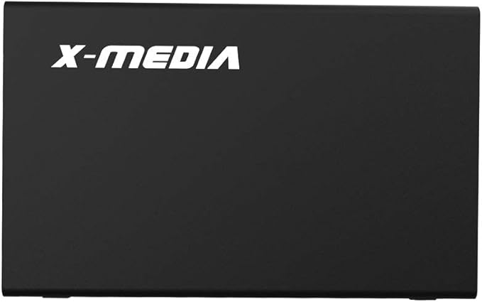 X-MEDIA XM-EN3200 3.5-Inch USB 2.0 SATA Aluminum Hard Disk Drive HDD External Enclosure Case, Support 3.5-Inch SATA/SSD Hard Disk Drive