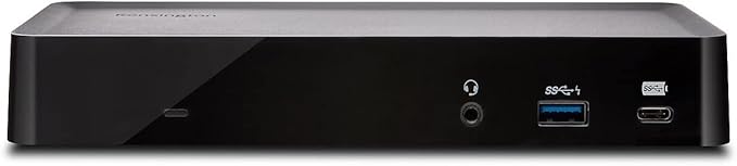 Kensington SD4700P Displaylink Docking Station – Dual Display for Any MacBook M1/M2/M3/M4 or Windows; 60W Power Delivery; TAA Compliant (K38240NA)