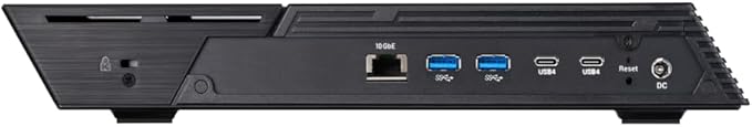 Asustor Flashstor 6 Gen 2 FS6806X 6 Bay All-SDD NAS Storage,Quad-Core 2.3GHz CPU, Dual USB 4 Ports, 10GbE Ports, 8GB RAM DDR5, Network Attached Storage with 6 x 2TB NVMe SSD