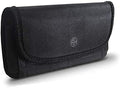 AH Military Grade Nylon Cell Phone Belt Holder for Men Horizontal Pouch Carrying Clip for [iPhone 6 6S 7 8 X XR XS 11 12] iPhone 11 Moto Droid x Holster PRO S8 S9 S7 S20 fits Otterbox or Thick Case