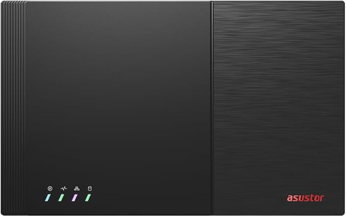 Asustor Flashstor 6 FS6706T - 6 Bay All-SDD NAS Storage, Quad Core 2.0GHz, Dual 2.5GbE Ports, 4GB RAM DDR4, Computer Network Attached Storage with 2 x 2TB NVMe SSD