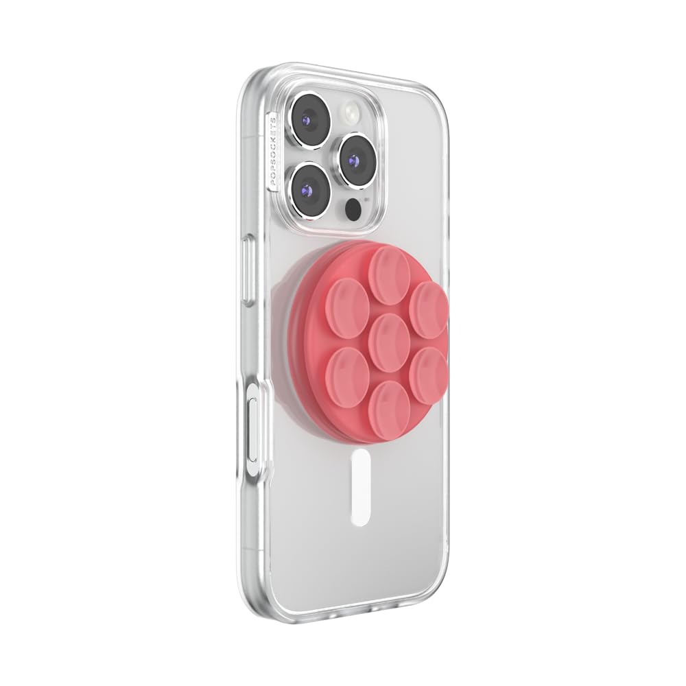 PopSockets Phone Grip for MagSafe, Magnetic Holder, Phone Stand, Suck-Up - Putty