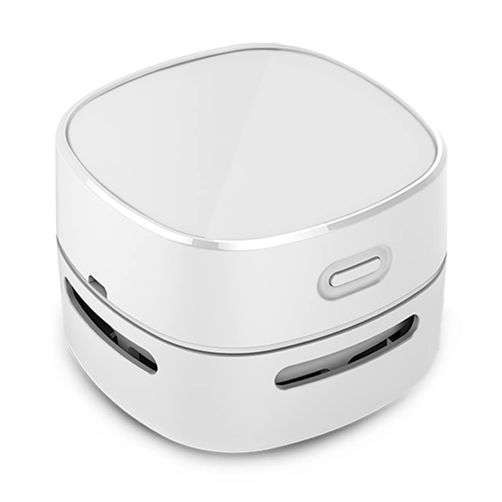 ODISTAR Mini Desktop Vacuum Cleaner for Table Dust (Black AA Battery)