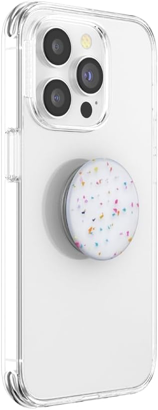 PopSockets Phone Grip with Expanding Kickstand, Adhesive Grip - Regrind White
