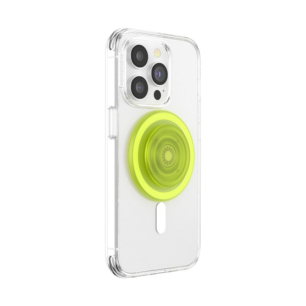 PopSockets Phone Grip for MagSafe, Magnetic Holder- Chartreuly