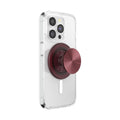 PopSockets Phone Grip for MagSafe, Magnetic Holder, Phone Stand, Burgundy - Alum Radial Oxblood