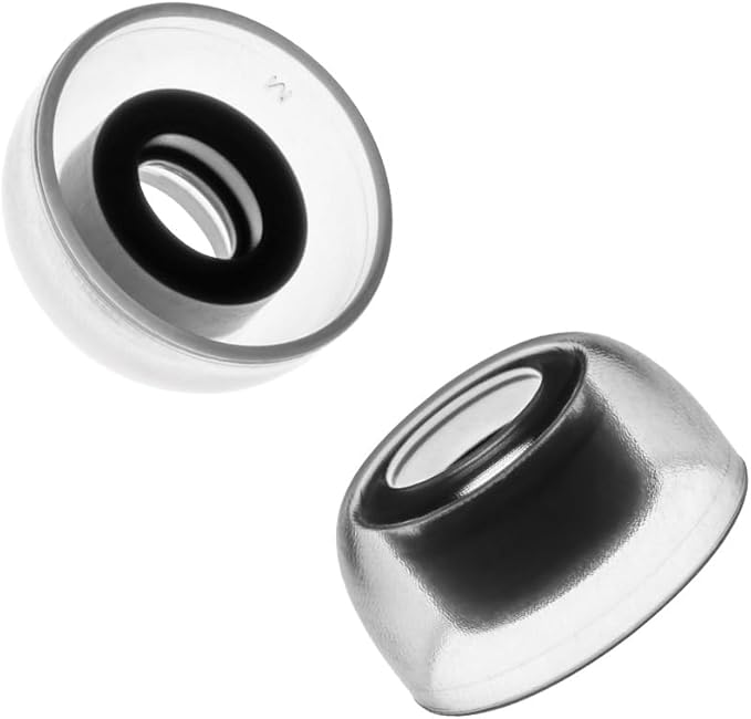 AZLA SednaEarfit Crystal for Bose Earbuds 2 Pair - Bose Earbuds Replacement Tips - Compatible with Bose Quietcomfort Ultra Earbuds, Bose QC Earbuds II (MS)