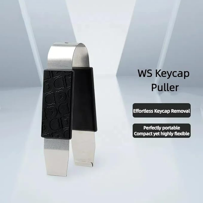 MELETRIX WS Keycap Puller, Metal Keycap Remover Key Cap Removal Tool for Mechanical Keyboard Removing Fixing Tools 1U Size (S)
