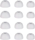 Replacement Ear Tips for Beats Fit Pro, Beats Studio Buds+, Beats Studio Buds, Beats Solo Buds Silicone Earbuds Washable Noise Isolation, Fit in The Charging Case, 6 Pairs S/M/L (White)