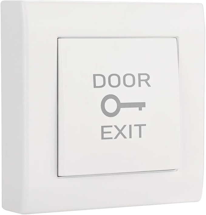 Door Access Control System IP67 Waterproof RFID Fingerprint Keypad Exit Button Doorbell Buzzer 600lb Magnetic Lock Kit