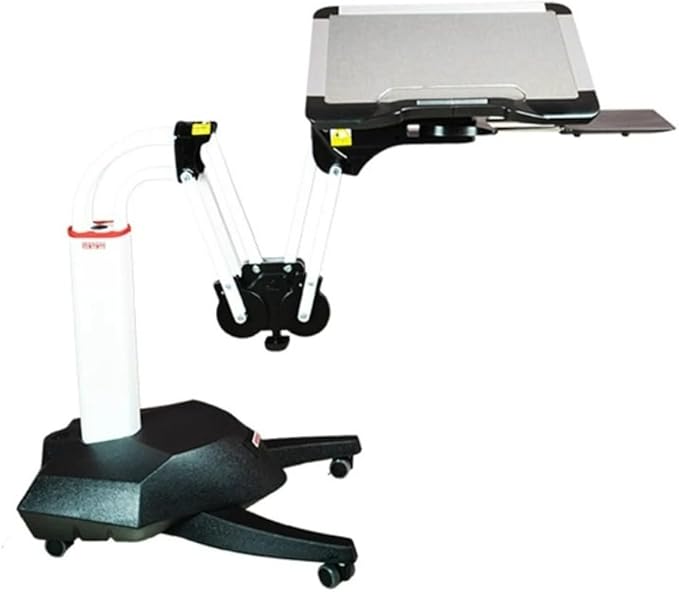Versatile Rolling Laptop Desk - Portable Bed Table for Home, Office, School, and Medical Use - Adjustable Height Laptop Stand for Bed and Writing - Convenient Lap Desk Solution