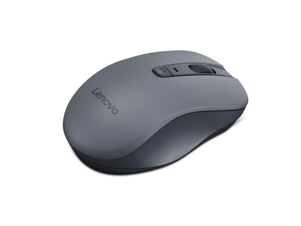 Lenovo WL310 Bluetooth Silent Mouse, Ergonomic, Adjustable DPI, Silent Clicks, Bluetooth 5.0, Portable for Windows, Mac, and Chromebook, Grey