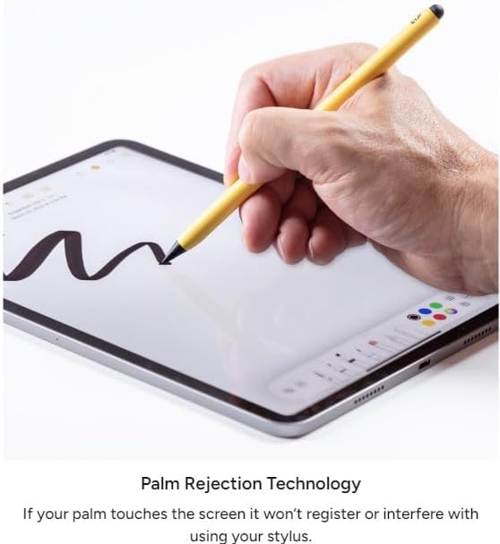 ZAGG Pro Stylus 2 with Active & Capacitive Tips, Palm Rejection, Tilt Recognition, Bluetooth Pairing, Compatible w/iPad Pro 11/12.9 (3,4, & 5 Gen)/Air 10.9/iPad 10.2/9.7/Mini 5/ iPad Air (M2) - White