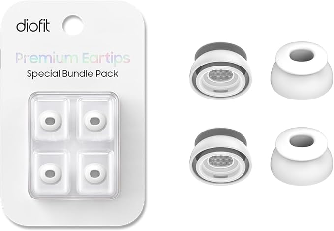 Premium Multi-Flange Eartips for AirPods Pro 1&2 (Small) – Always Fits, Never Slips