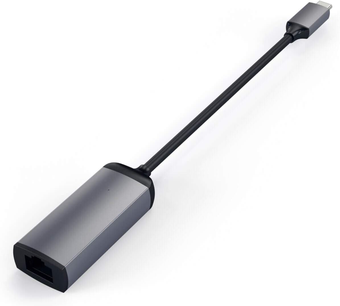 Satechi Aluminum USB-C to Gigabit Ethernet Adapter, Space Gray