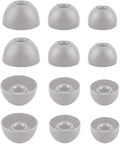 Replacement Ear Tips for Beats Fit Pro, Beats Studio Buds+, Beats Studio Buds, Beats Solo Buds Silicone Earbuds Washable Noise Isolation, Fit in The Charging Case, 6 Pairs S/M/L (Sage Gray)