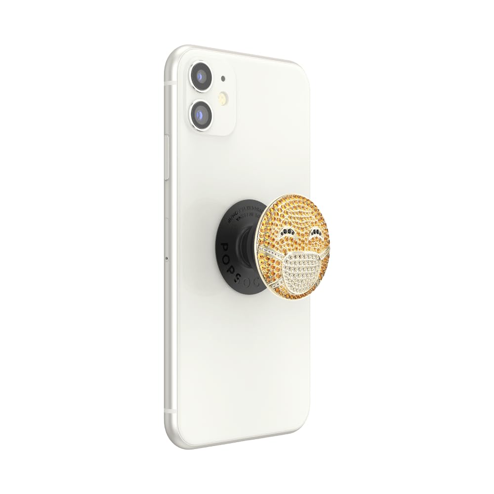 POPSOCKETS Phone Grip with Expanding Kickstand, PopSockets for Phone - Resting Mask Face