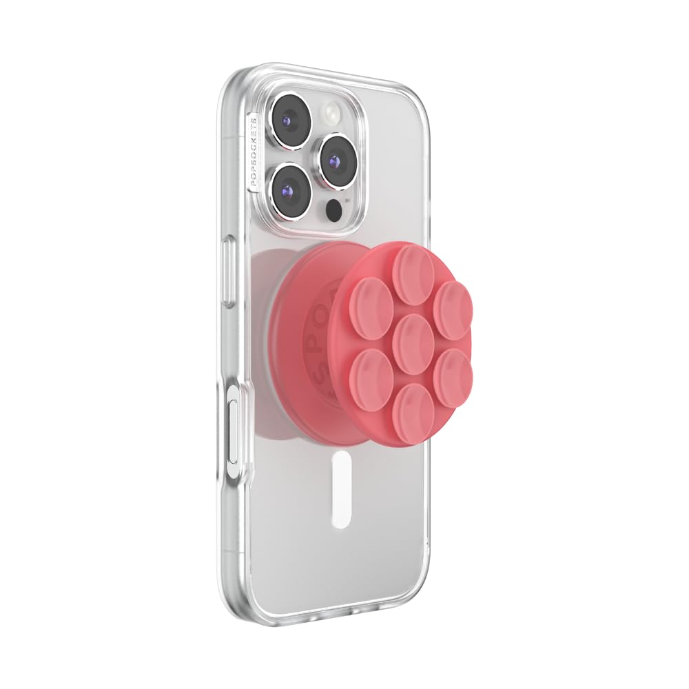 PopSockets Phone Grip for MagSafe, Magnetic Holder, Phone Stand, Suck-Up - Putty