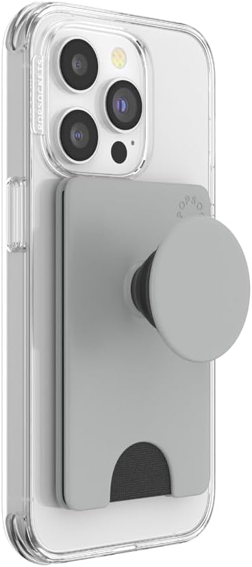PopSockets Phone Wallet for MagSafe with Grip- Latte