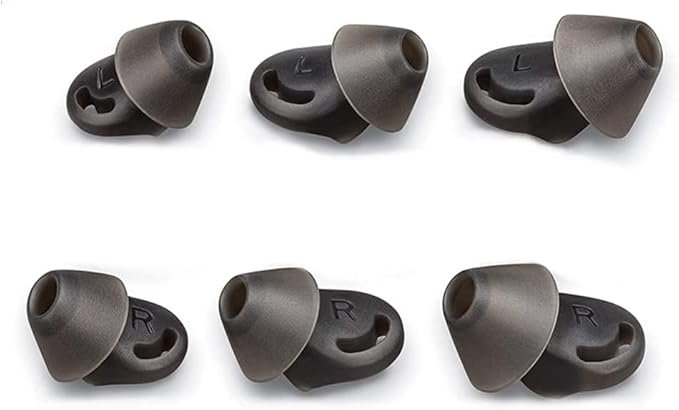 Voyager 6200 UC Eartips Replacement,in-Ear Gels Kit for Plantronics 6200 UC/Backbeat Go 410 Headphone-3 Pair Small
