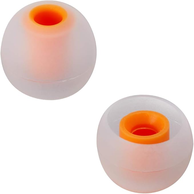 Earbud Tips Soft Silicone Earbuds Replacement Tips Fit for in-Ear Headphones(Inner Hole from 3.8mm - 4.2mm Earphones) 9 Pairs S/M/L