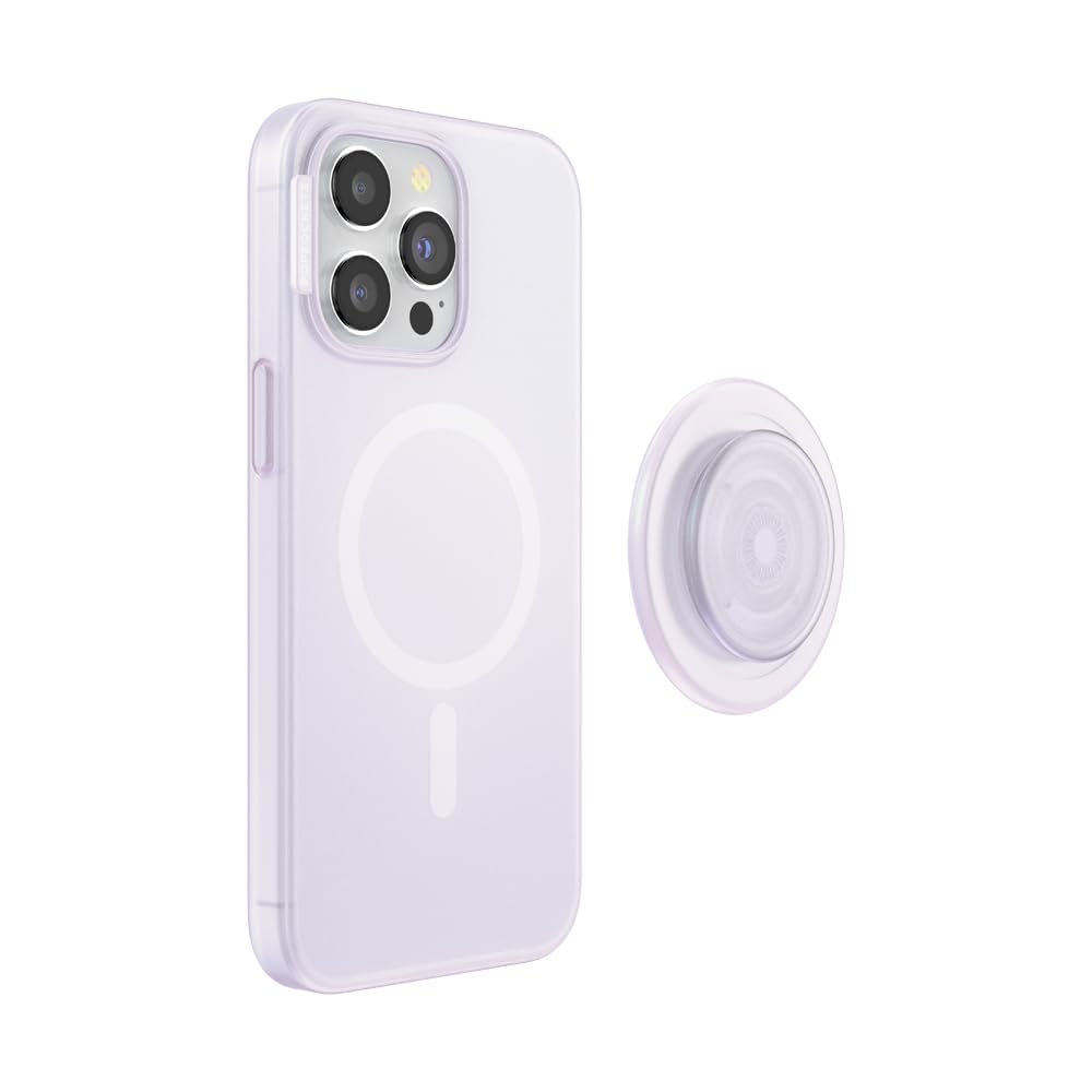 PopSockets iPhone 15 Pro Max Phone Case with MagSafe, Wireless Charging Compatible, Clear - Clear