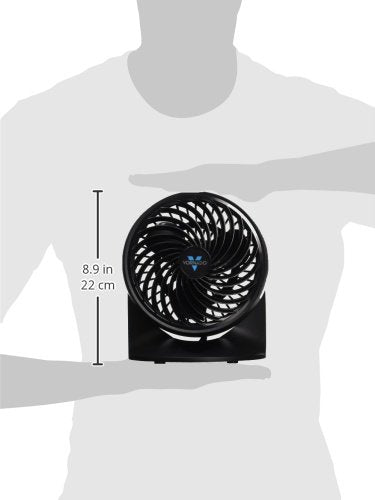 Vornado 133 Personal Air Circulator Fan, Black, 2 Speeds, Adjustable Head