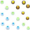 Earbuds Replacement Tips Silicone Earbud Tips Ear Gels Fit for Inner Hole from 3.8mm - 5.1mm Earphones 9 Pairs S/M/L