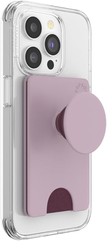PopSockets Phone Wallet for MagSafe with Grip- Latte