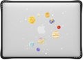 CASETiFY Impact MacBook Air 13" (M1/Intel) Case [Cushioned Impact Corners/Scratch-Resistant/Anti-Slip Grip] - Solar System - Clear Black