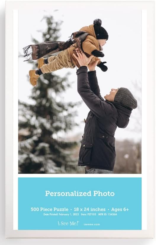 Photo Personalized Puzzle for Father's Day - 500 Piece - I See Me! (Vertical/Portrait)