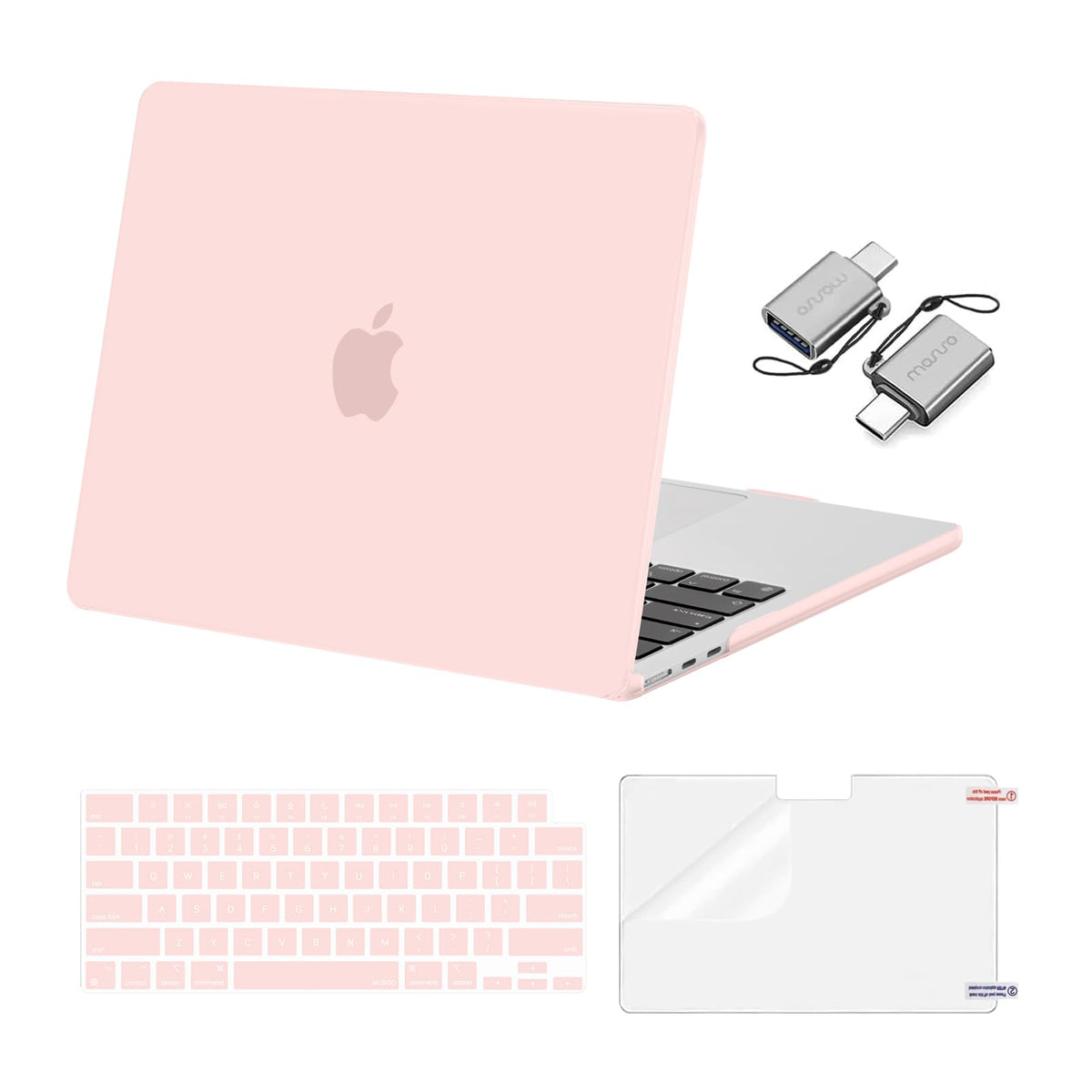 MOSISO Compatible with MacBook Air 13 inch Case M5 2026 M4 M3 M2 2025-2022