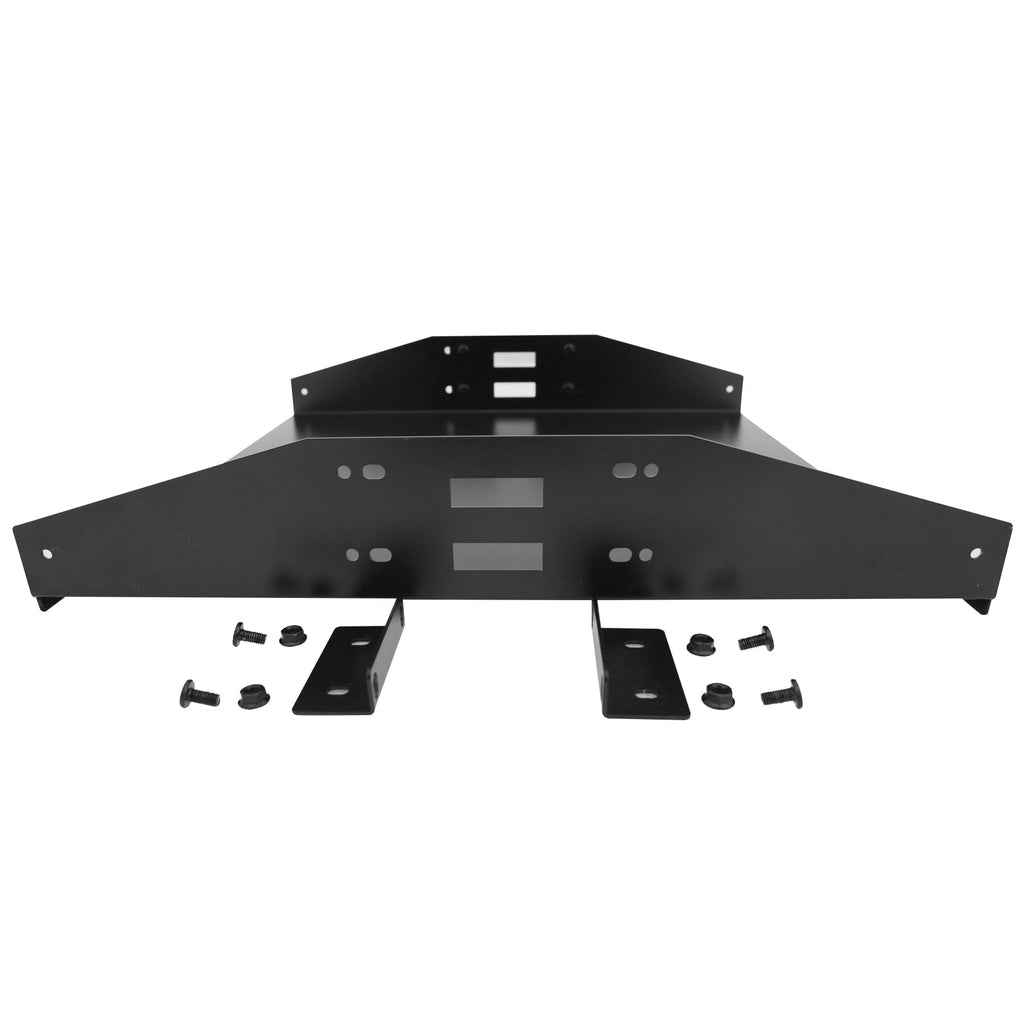 GlobalRack 29U 2-Post Open Server Rack, w/ 2X 2U Center Mount Shelves