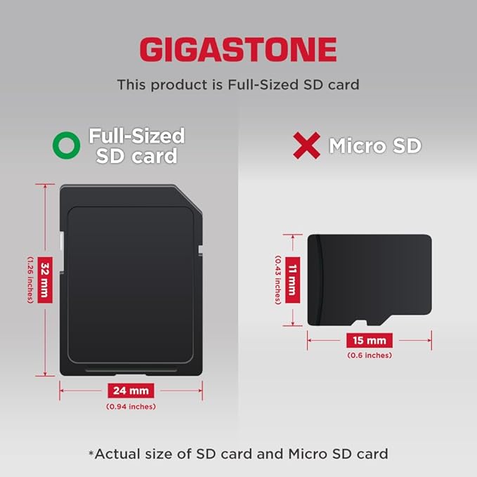 GIGASTONE 16GB SD Card 20-Pack UHS-I U1 Class 10 SDHC Memory Card High Speed Full HD Video Compatible with Canon Digital Camera, SPYPOINT TACTACAM WOSPORTS Trail Camera, with 20 Mini Cases